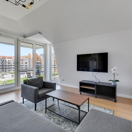 Grano Flats Gdansk - Riverfront Apartment Kültér fotó