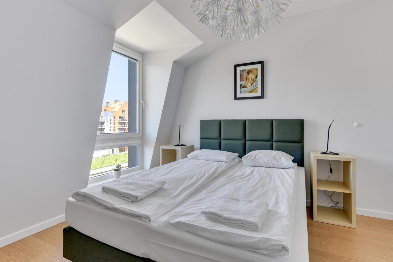 Grano Flats Gdansk - Riverfront Apartment Kültér fotó